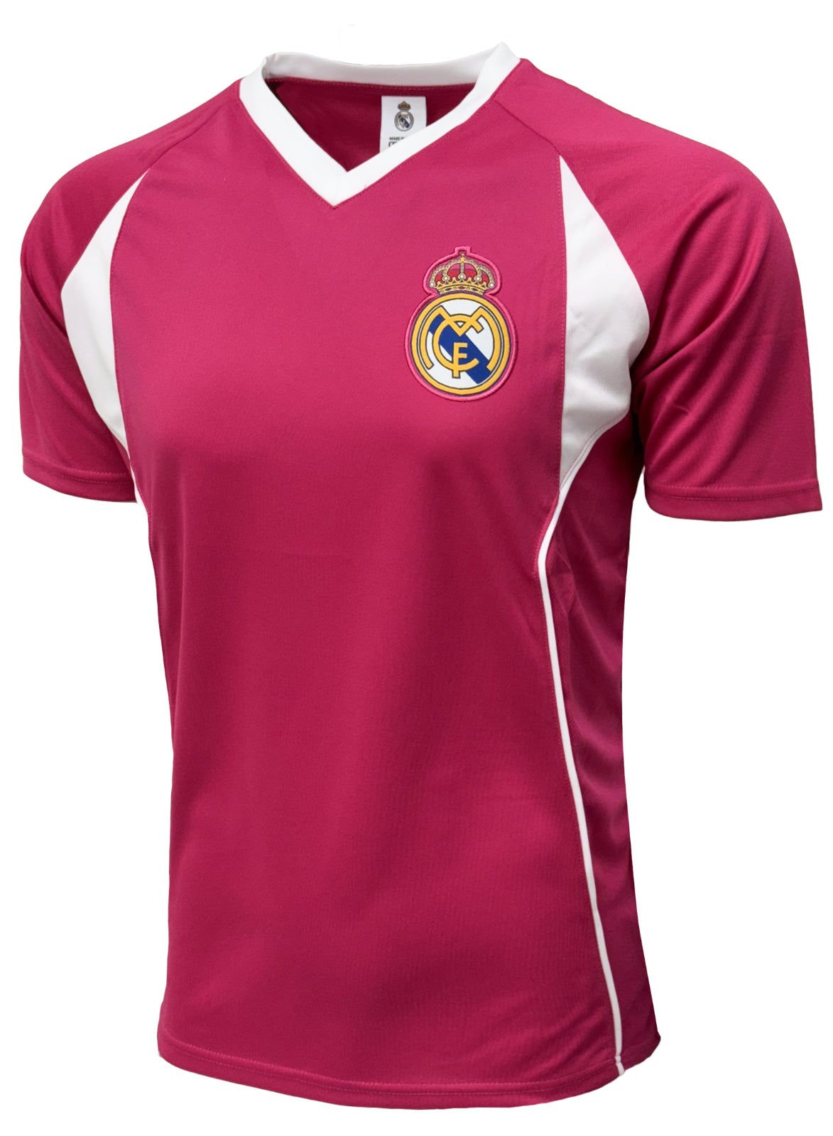 Official Rhinox Real Madrid FC Pink Jersey - Licensed Away/Third Kit Fan Shirt