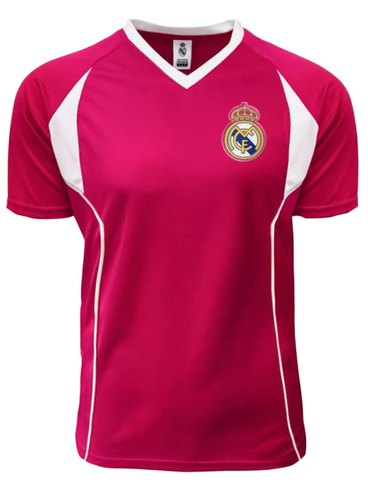 Official Rhinox Real Madrid FC Pink Jersey - Licensed Away/Third Kit Fan Shirt