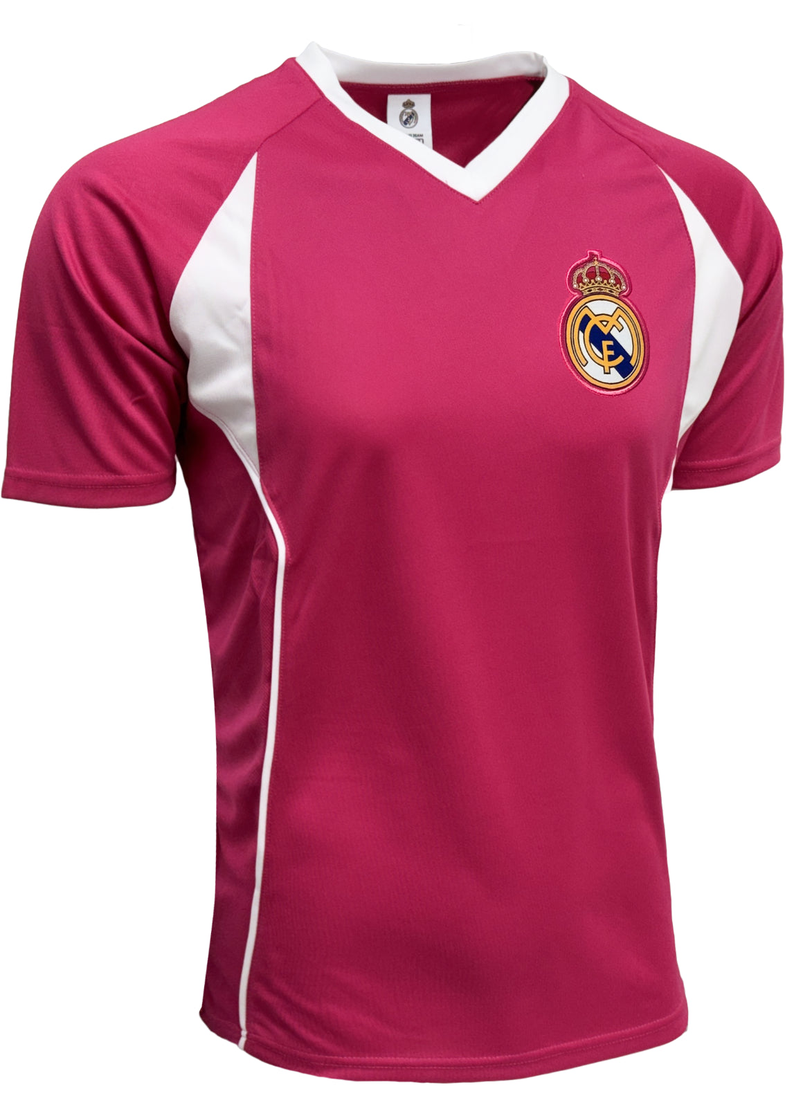 Official Rhinox Real Madrid FC Pink Jersey - Licensed Away/Third Kit Fan Shirt